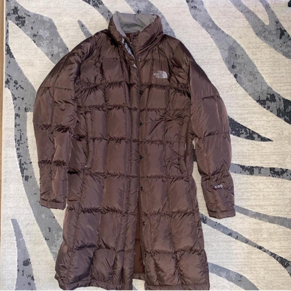 North Face mid length puffer jacket